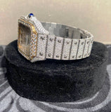 Yellow & White Dual Tone Elegant & Stylish Moissanite Watch