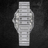 Automatic Dual Tone Hip Hop Moissanite Watch