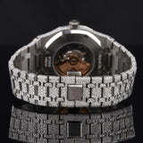 Fully Iced Out D Color Moissanite Men's Watch