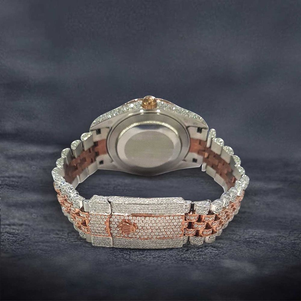 Automatic Bust Down Moissanite Elegant Watch