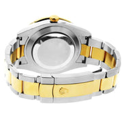 Dual Tone Moissanite Bezel Date Just Men's Watch