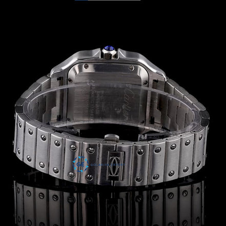 Black Color Dial Stainless Steel Watch For Men's