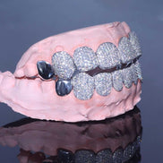 D Color Moissanite 8 On 8 Customize Hip Hop Grillz