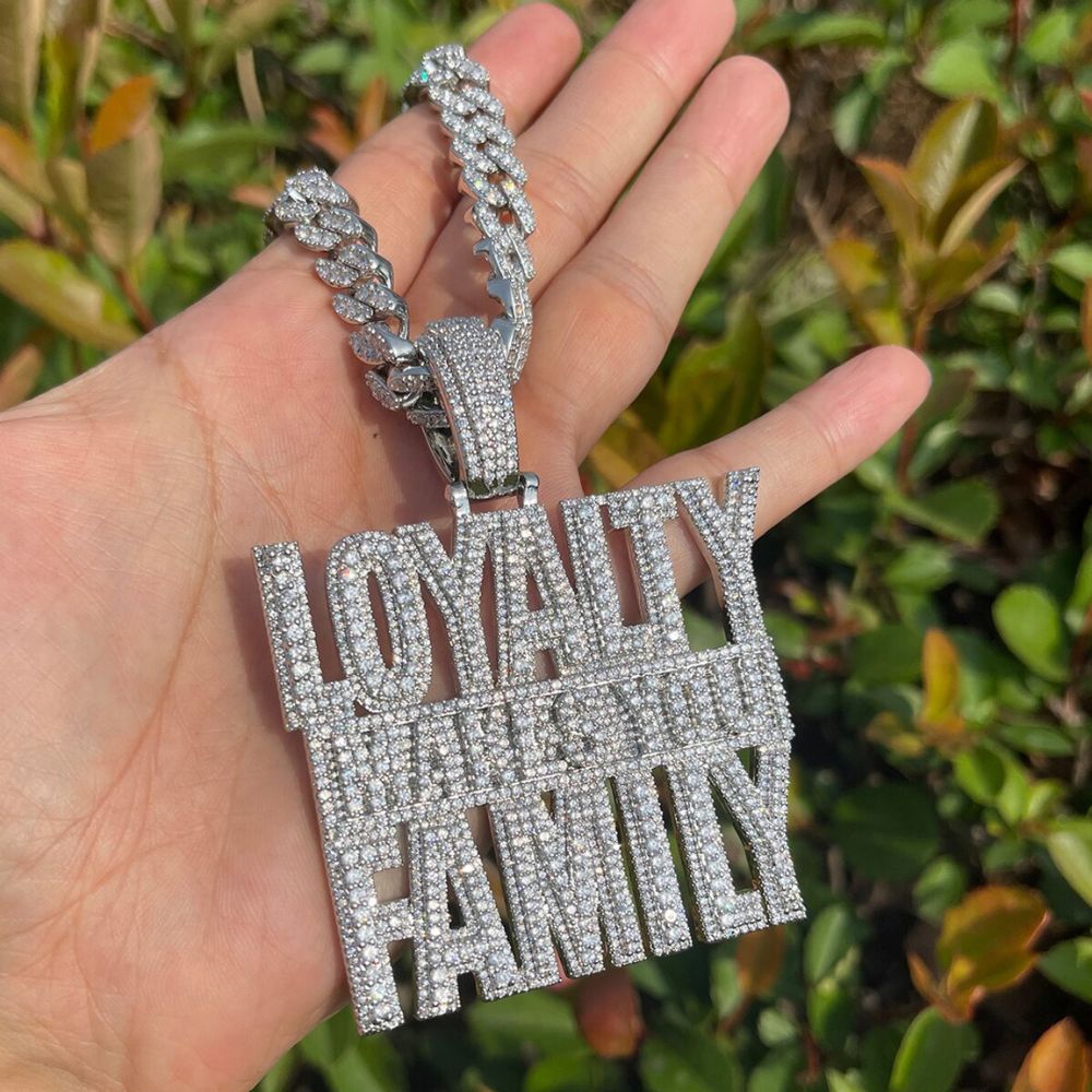 Hip Hop Luxury Moissanite Diamond Pendant For Men's