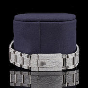 Roman Dial Fully Iced Out Moissanite Wrist Watch