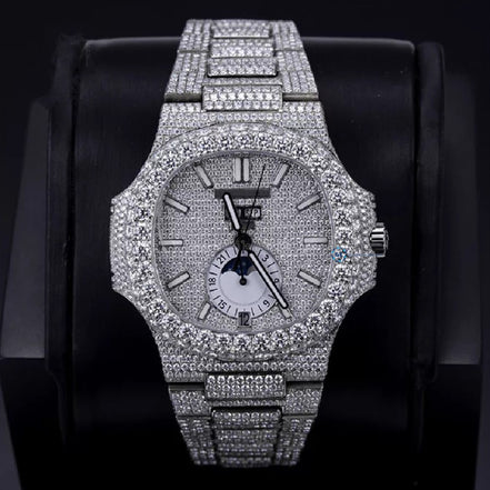 Affordable Luxury Moissanite Diamond Men's Watch
