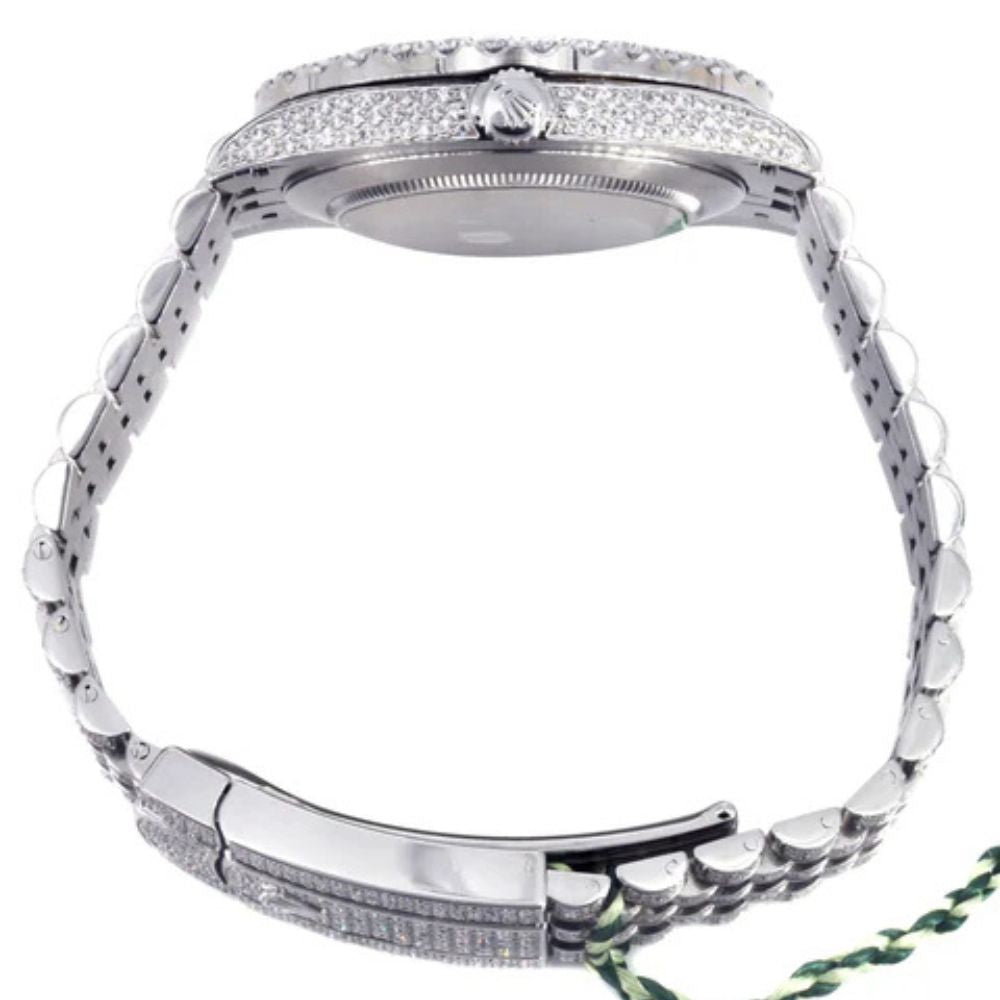Iced Out Fully Iced Out Automatic Moissanite Watch