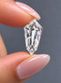 Geometric Coffin Cut Lab Diamond, Loose Fancy Shaped Diamond