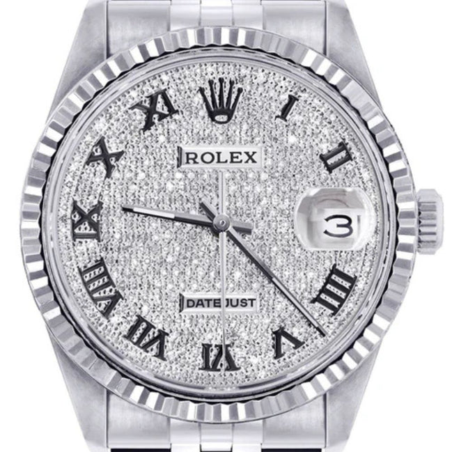 Luxury Moissanite Diamond Men's Watch