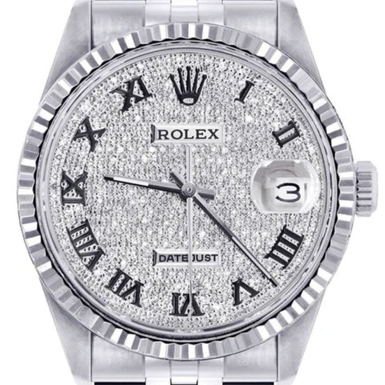 Luxury Moissanite Diamond Men's Watch