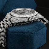 Fully Iced Out Day Date Moissanite Diamond Watches
