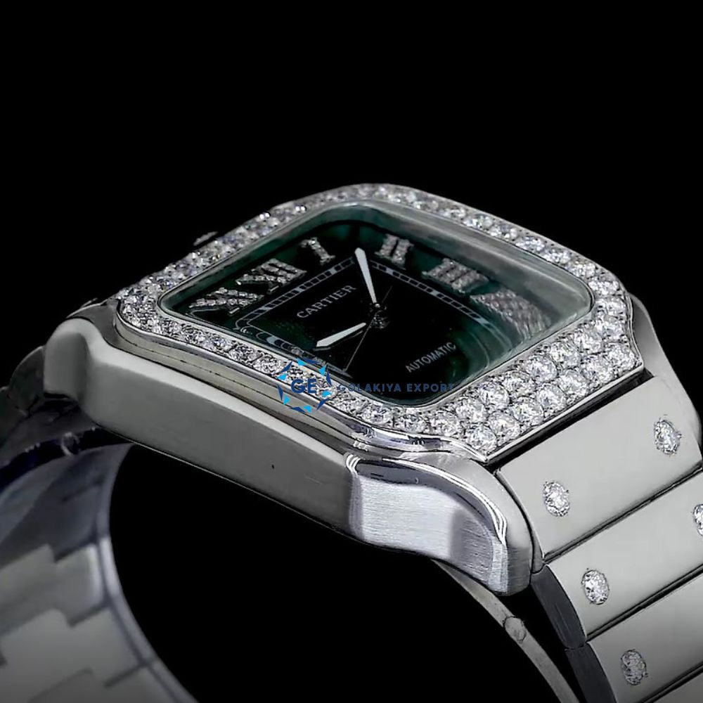 Green Dial Classic Luxury Wrist Watch