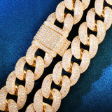 22MM Moissanite Diamond Cuban Unisex Bracelet