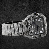 Iced Out Black Moissanite Diamond Hip Hop Watch