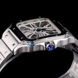 Skeleton Stainless Steel Automatic Exclusive Watch