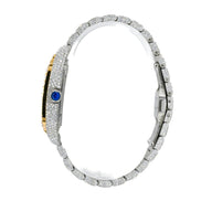 Skeleton Automatic Dual Tone Moissanite Fancy Watch