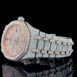 Dual Tone Moissanite Diamond Watch