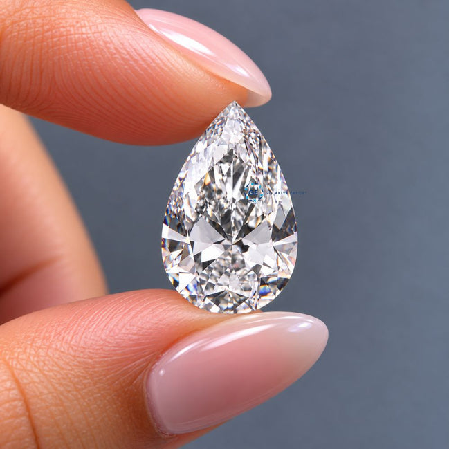 IGI Certified Pear Cut Lab Grown Diamond, Certified Diamond Stone