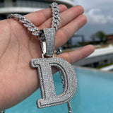 Customized Letter Moissanite Diamond Men's Pendant