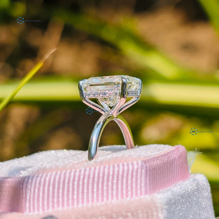 3.31CT Radiant Cut Lab Grown Diamond Engagement Ring