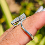 Marquise Cut Solitaire Diamond Ring