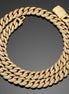 Round Cut Moissanite Diamond Miami Cuban Chain For Men's