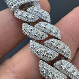 VVS1 Clarity Moissanite Miami Cuban Link Bracelet