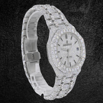 D Color Moissanite Iced Out Classic Luxury Watch For Men's
