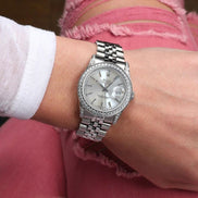 Datejust Stainless Steel Moissniate Watch