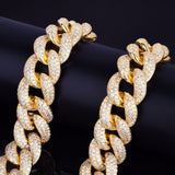 Iced Out Moissanite Diamond Miami Link Cuban Chian