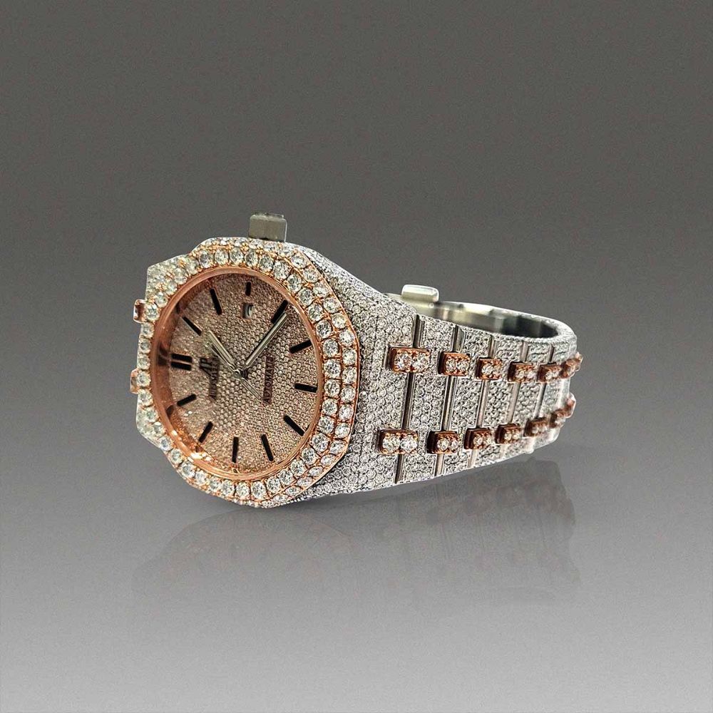 Luxury Moissanite Iced Out Stylish Watch For Men's