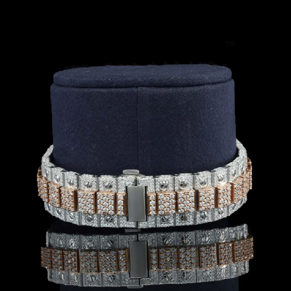 VVS1 Clarity Moissanite Diamond Wrist Watches