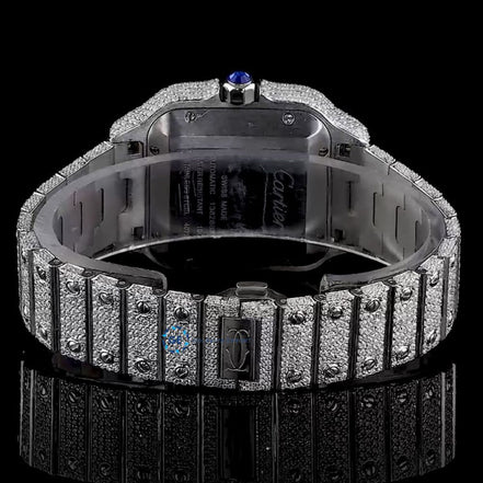 Fully Iced Out Moissanite Diamond Classic And Fancy Watch