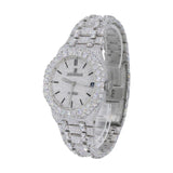 Stainless Steel Iced Out VVS1 Moissanite Handmade Custom Watch