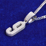 Number Iced Blinged Out Moissanite Diamond Pendants