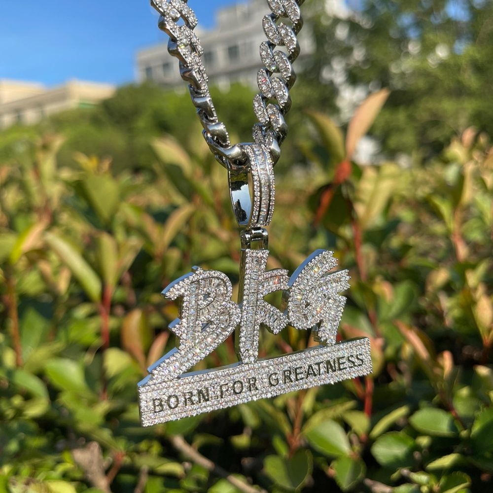 Iced Out Moissanite Diamond Unique Style Hip Hop Pendant
