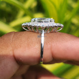 Marquise Cut Vintage Halo Engagement Ring