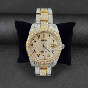 Colorless Moissanite Fancy And Stylish Diamond Watch For Men's