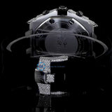 Black Rubber Strap Bolo Dial Hip Hop Luxury Watch