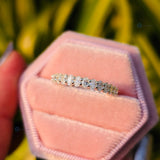 Oval Cut Lab Grown Diamond Full Eternity Band