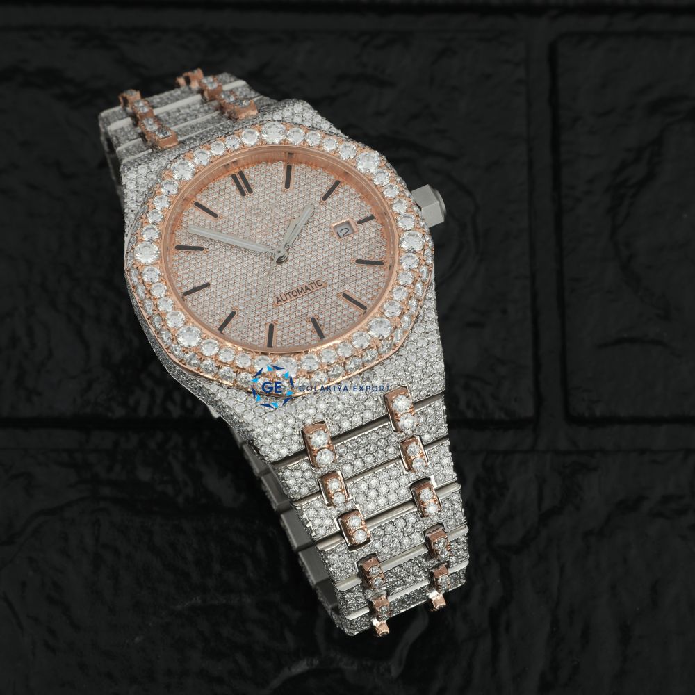 Moissanite Luxury Hip Hop Watch