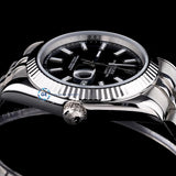 Just Stick Marker Black Dial Luxury Wrist Watch For Men's