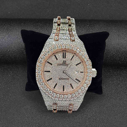 Luxury Moissanite Iced Out Stylish Watch For Men's