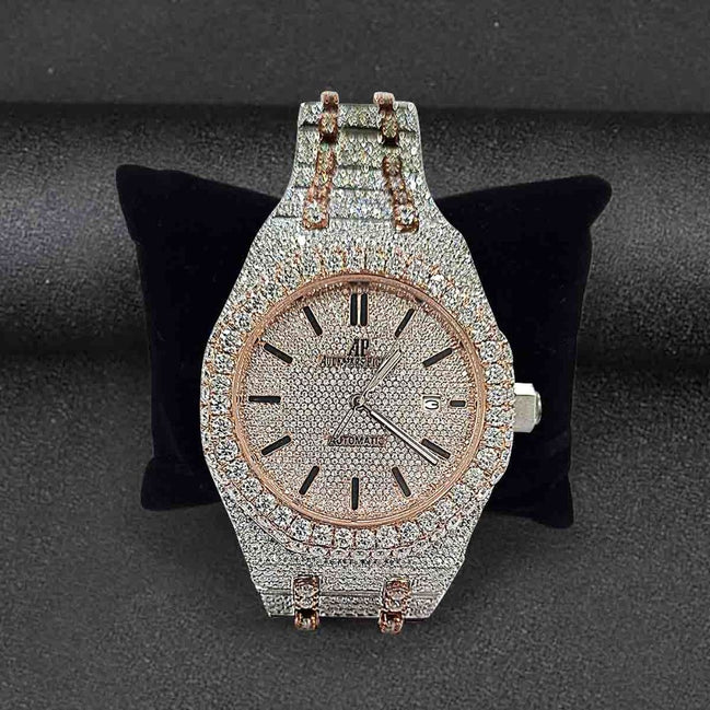 Luxury Moissanite Iced Out Stylish Watch For Men's