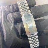 Green Color Dial Automatic Moissanite Diamond Hip Hop Watch