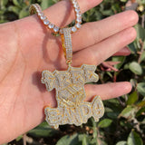 Customize Letter Moissanite Diamond Men's Pendant
