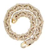 Carabiner Clip Moissanite Diamond Hip Hop Chain
