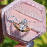 Oval Cut Solitaire Wedding Ring For Women