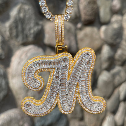 Customize Name Letter Pendant For Men's / Women's