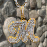 Customize Name Letter Pendant For Men's / Women's